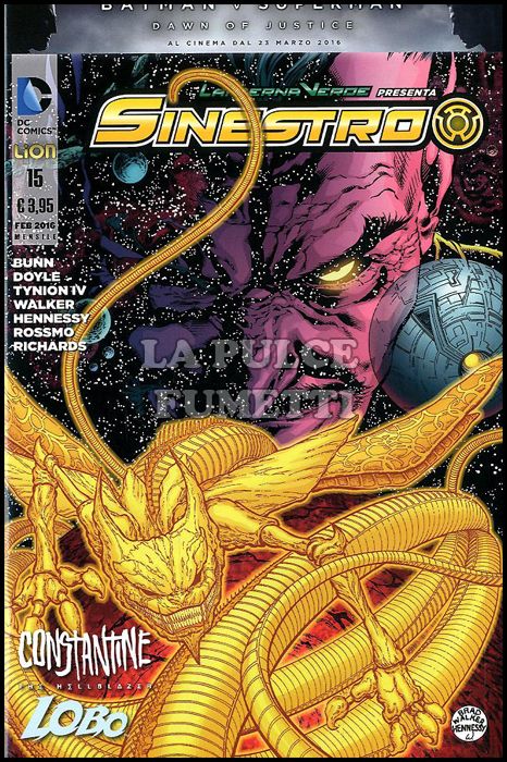 LANTERNA VERDE PRESENTA - SINESTRO #    15